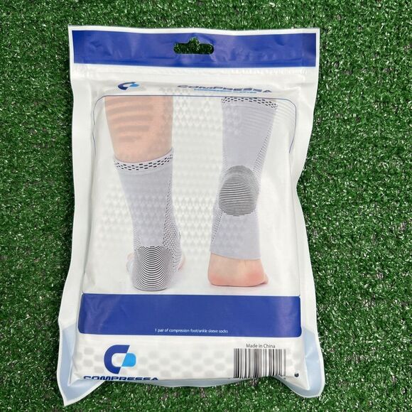 Compressa Foot Ankle Compression Sleeve Unisex One Size Fits Most New Sealed - Picture 8 of 8